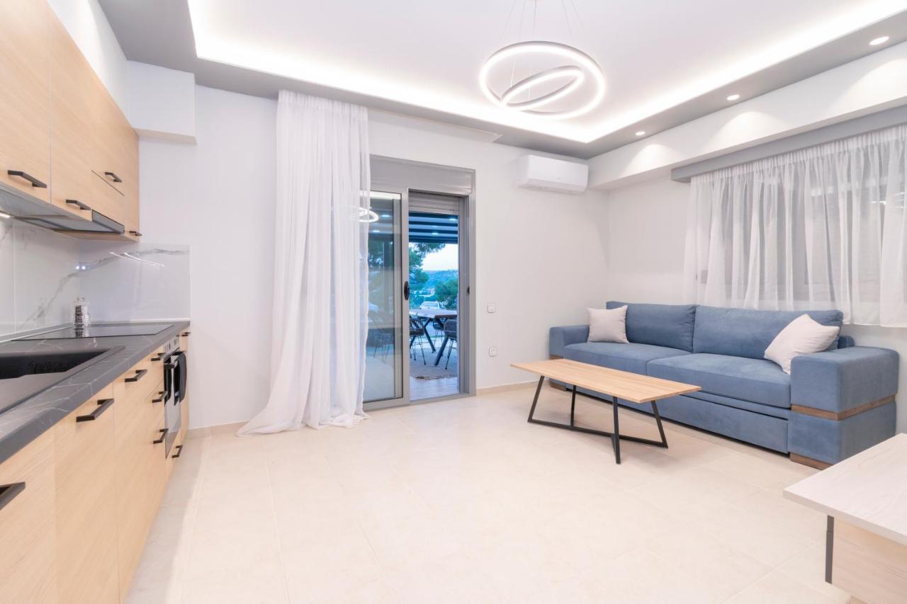 Sithoniars Luxury Ground Floor Apartment With Private Garden Неос Мармарас Екстериор снимка