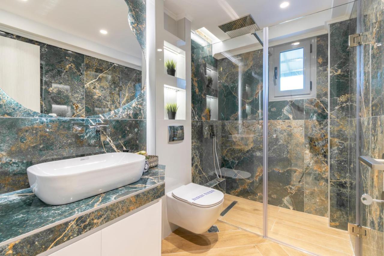 Sithoniars Luxury Ground Floor Apartment With Private Garden Неос Мармарас Екстериор снимка