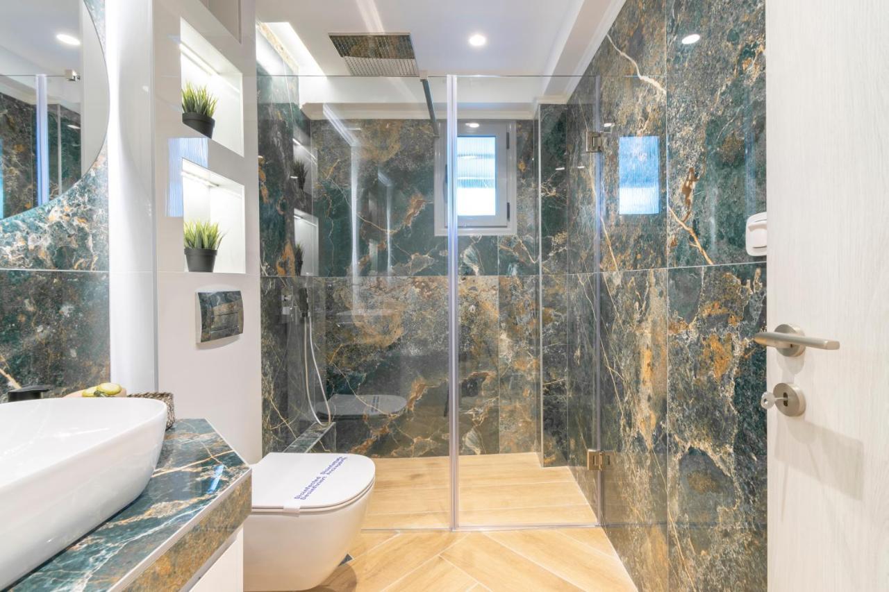 Sithoniars Luxury Ground Floor Apartment With Private Garden Неос Мармарас Екстериор снимка