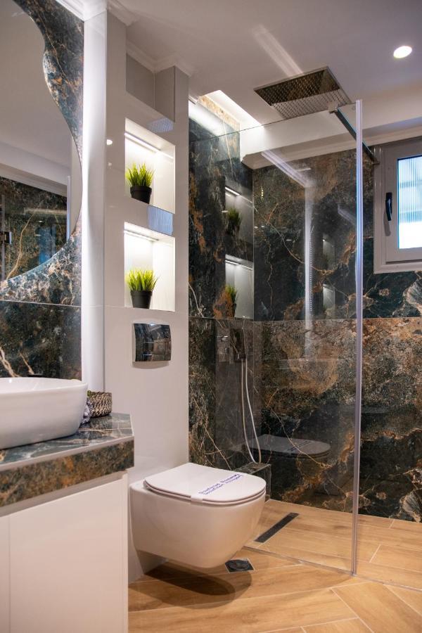 Sithoniars Luxury Ground Floor Apartment With Private Garden Неос Мармарас Екстериор снимка