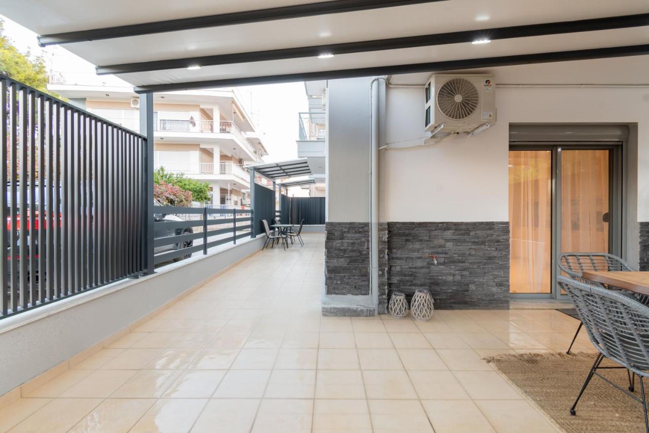 Sithoniars Luxury Ground Floor Apartment With Private Garden Неос Мармарас Екстериор снимка