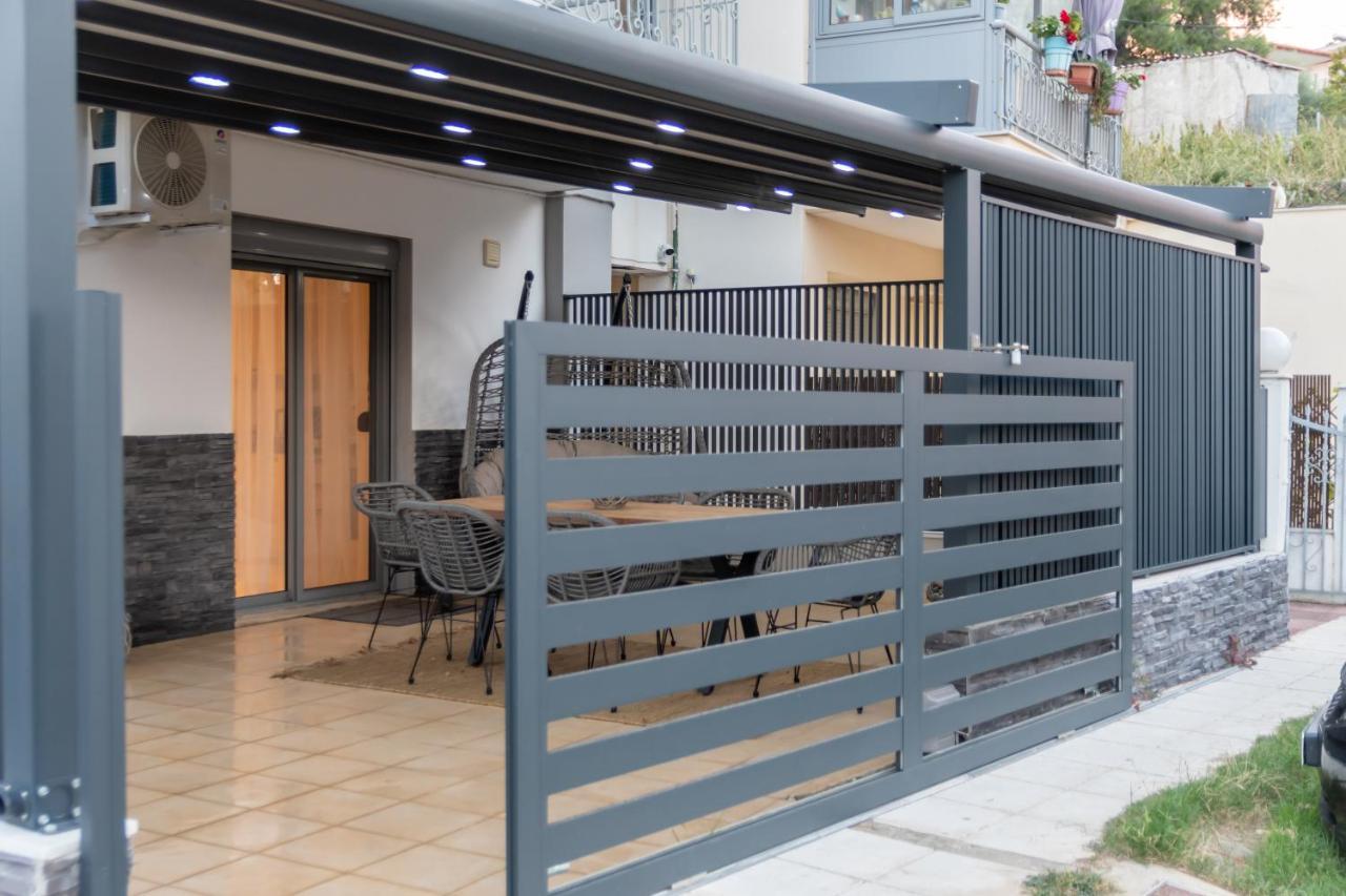 Sithoniars Luxury Ground Floor Apartment With Private Garden Неос Мармарас Екстериор снимка