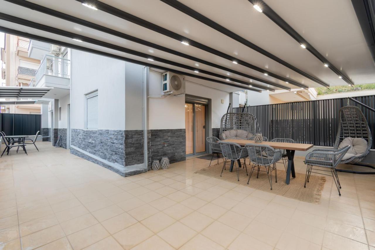 Sithoniars Luxury Ground Floor Apartment With Private Garden Неос Мармарас Екстериор снимка